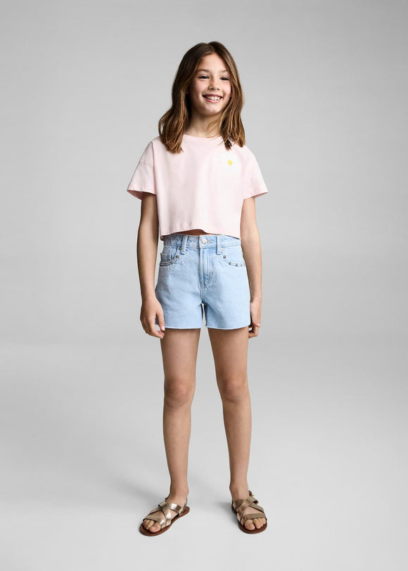 MANGO SHINE 87027695-81 MANGO KIDS GIRL T-SHIRT SHORT SLEEVE
