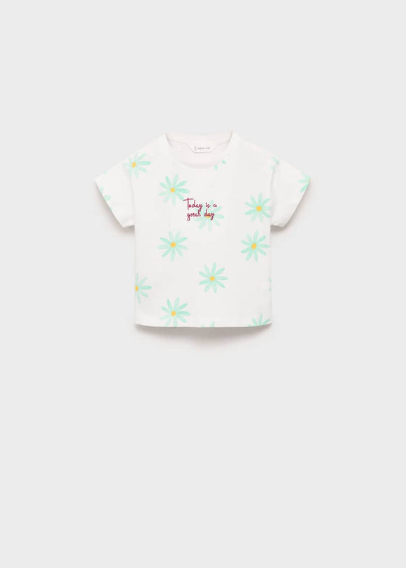 MANGO TODAY 87027698-02 MANGO KIDS BABY GIRL T-SHIRT SHORT SLEEVE