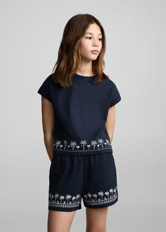 MANGO PALM 87027898-56 MANGO KIDS GIRL T-SHIRT SHORT SLEEVE