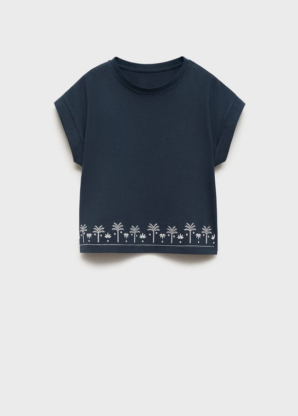 MANGO PALM 87027898-56 MANGO KIDS GIRL T-SHIRT SHORT SLEEVE