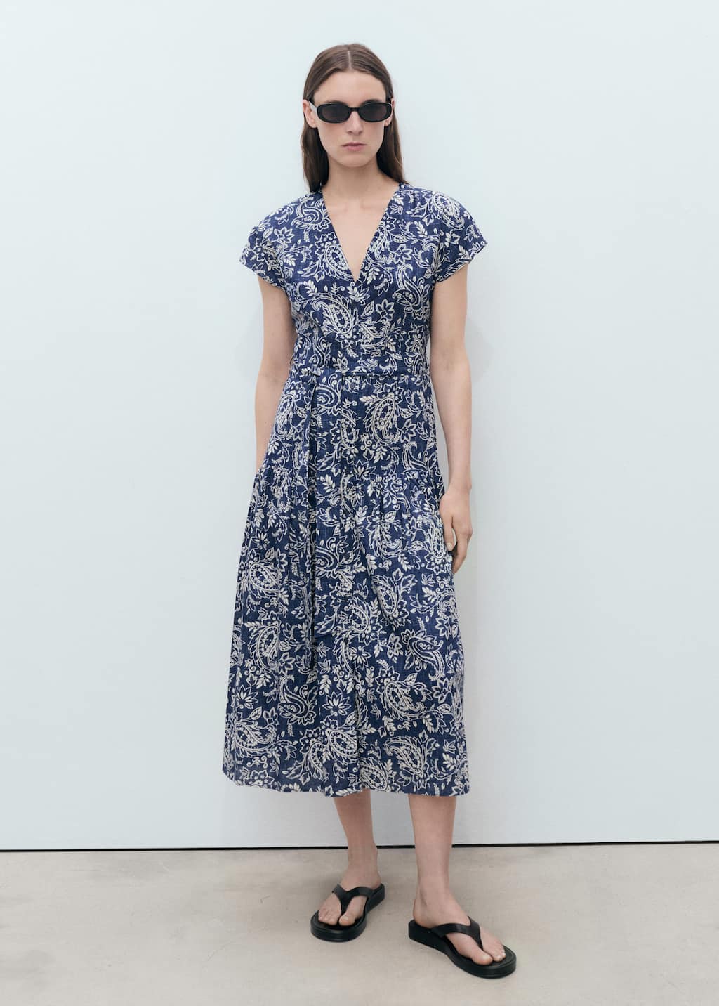 MANGO NEMO 87028649-52 MANGO WOMEN DRESS FULL LENGTH