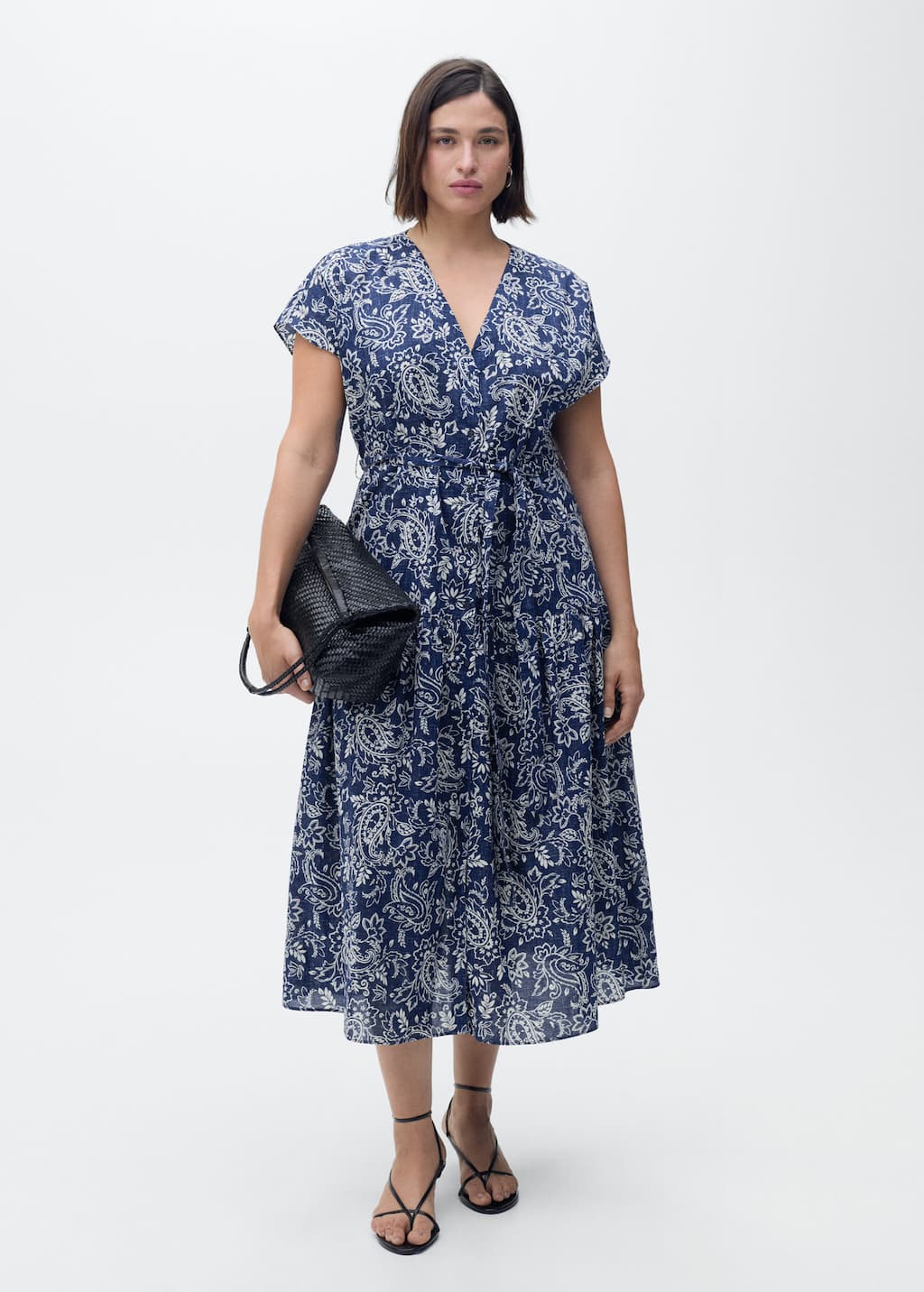 MANGO NEMO 87028649-52 MANGO WOMEN DRESS FULL LENGTH
