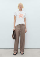 MANGO FLORAL 87028652-01 MANGO WOMEN T-SHIRT SHORT SLEEVE-2