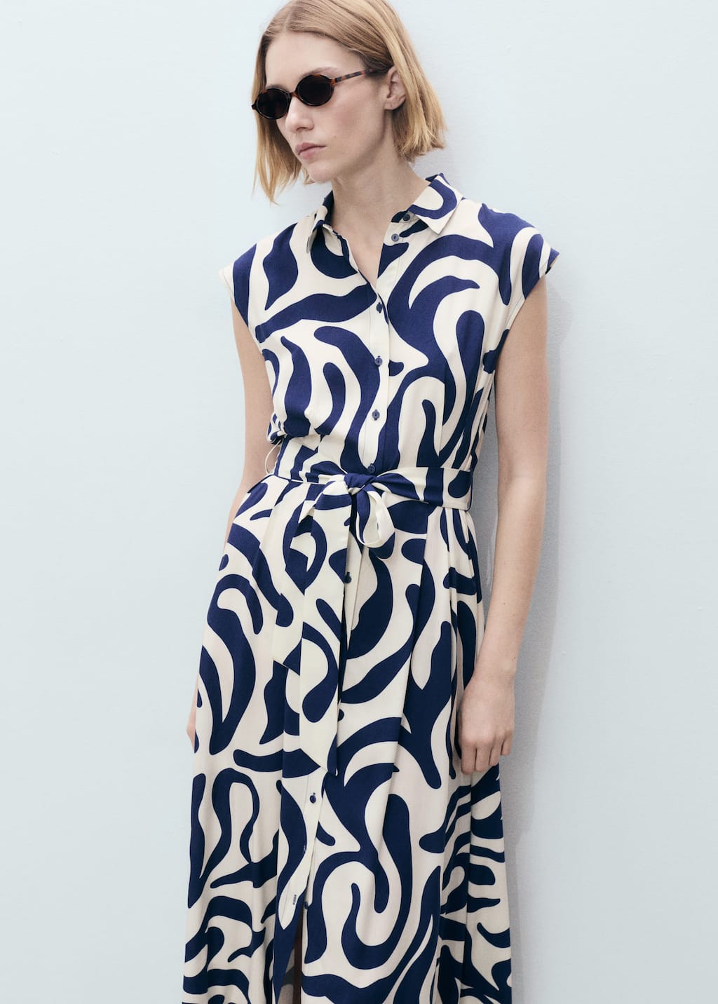 MANGO APPLE 87029066-52 MANGO WOMEN DRESS FULL LENGTH