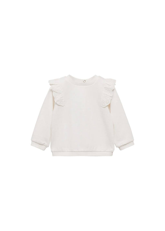 MANGO CALI 87031054-02 MANGO KIDS NEW BORN BABY SWEATSHIRT