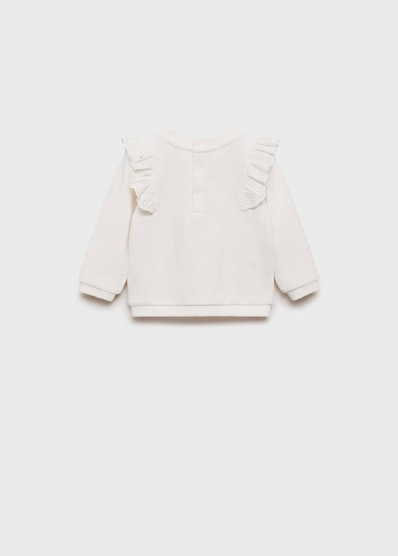 MANGO CALI 87031054-02 MANGO KIDS NEW BORN BABY SWEATSHIRT