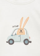 MANGO CAR 87031059-02 MANGO KIDS NEW BORN BABY T-SHIRT SHORT SLEEVE-2