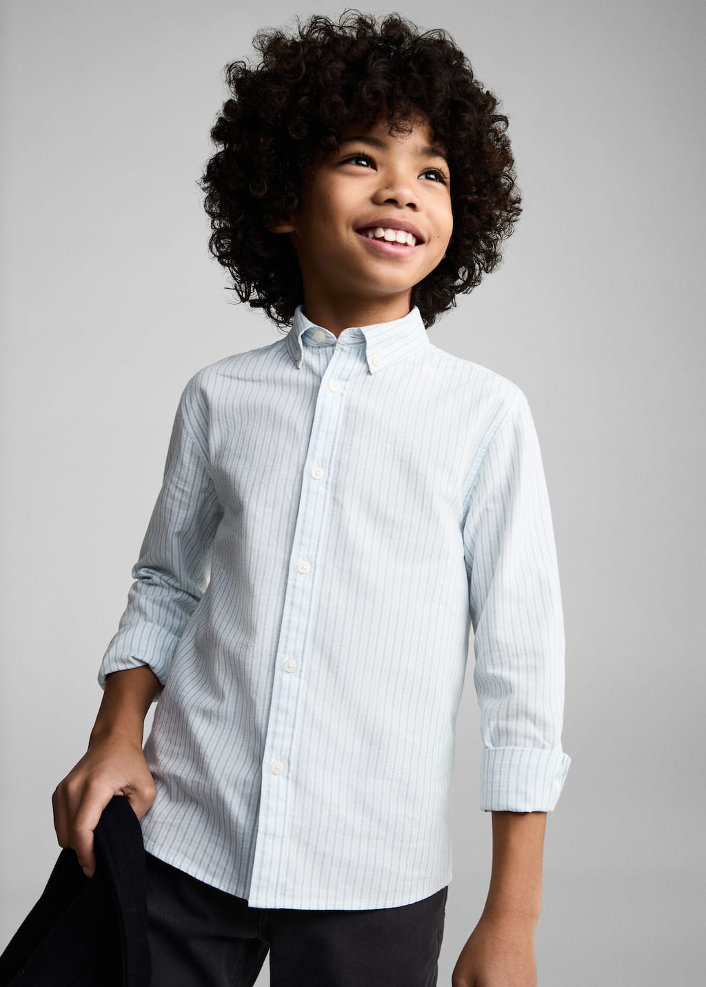 MANGO OXFORD3 87032535-45 MANGO KIDS BOY SHIRT LONG SLEEVE