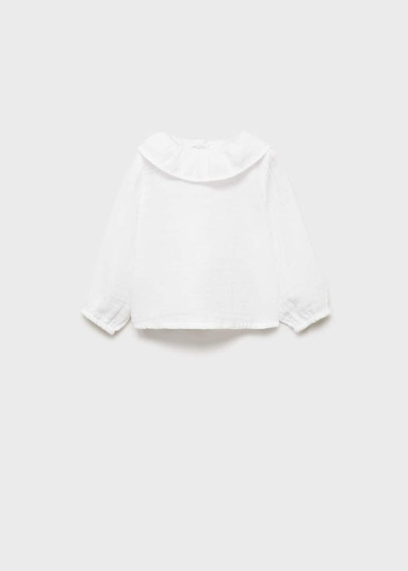 MANGO CARACAS 87032897-02 MANGO KIDS NEW BORN BABY BLOUSE