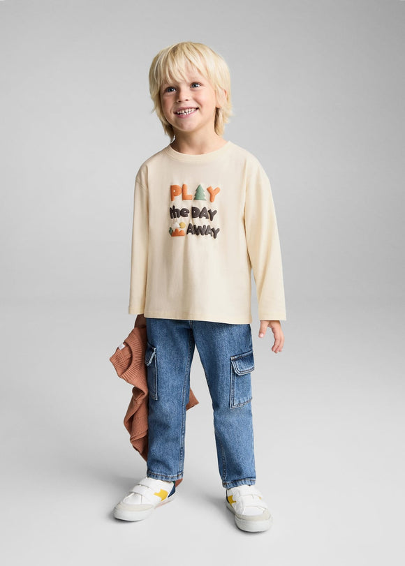 MANGO AWAY 87033646-05 MANGO KIDS BABY BOY T-SHIRT LONG SLEEVE