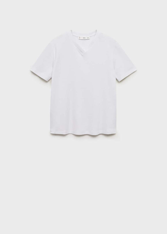 MANGO RITAPI 87034079-01 MANGO WOMEN T-SHIRT SHORT SLEEVE