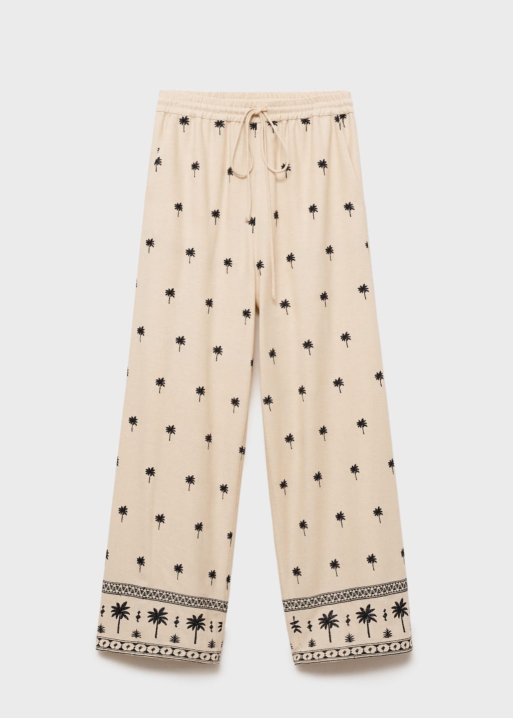 MANGO PALM-A 87034779-08 MANGO WOMEN TROUSER