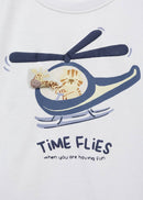 MANGO HELICOP 87034799-02 MANGO KIDS BABY BOY T-SHIRT SHORT SLEEVE-5