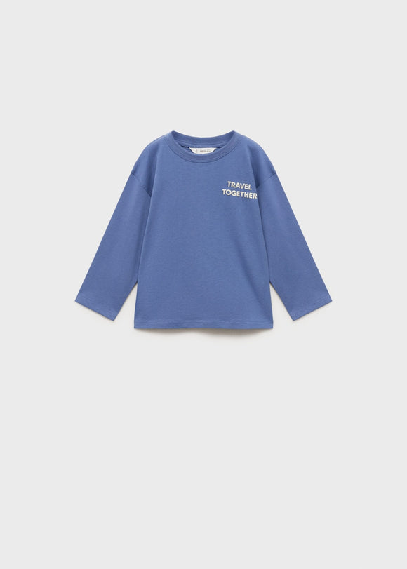 MANGO FOTOS 87034800-56 MANGO KIDS BABY BOY T-SHIRT LONG SLEEVE
