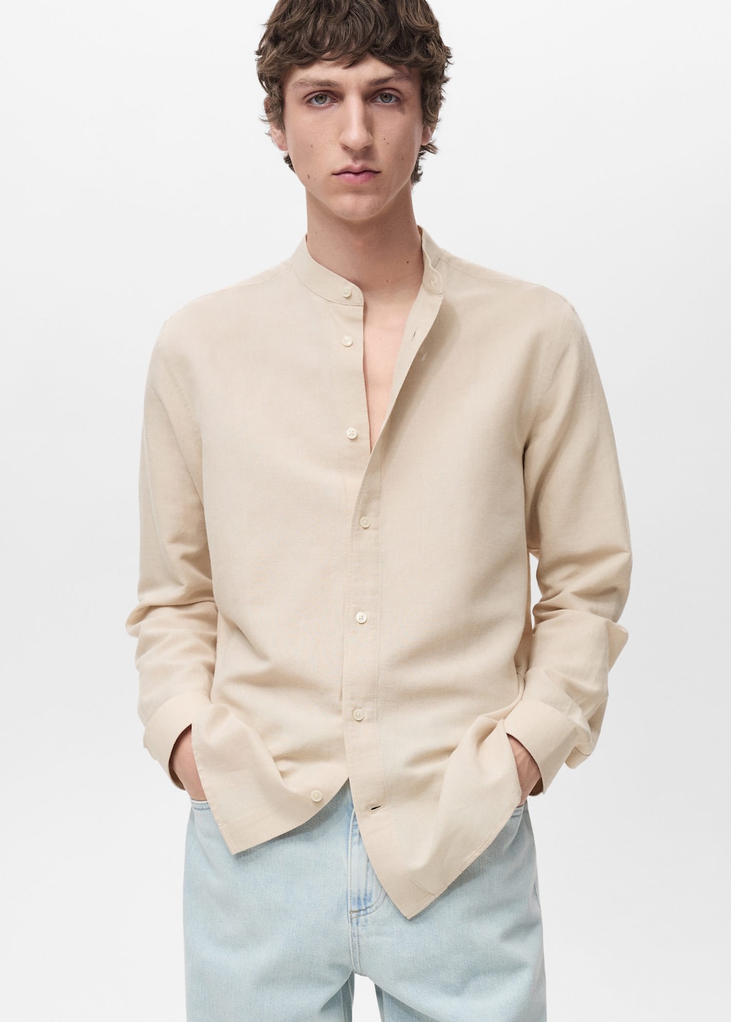 MANGO CHENNAI 87035934-07 MANGO MAN SHIRT LONG SLEEVE