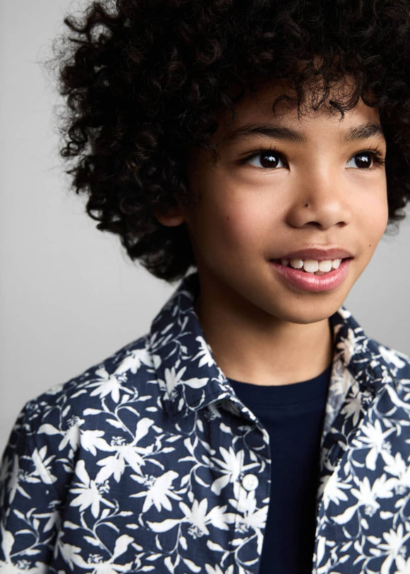 MANGO DAI 87035941-56 MANGO KIDS BOY SHIRT SHORT SLEEVE