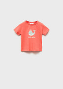 MANGO CAPTAIN 87035975-87 MANGO KIDS NEW BORN BABY T-SHIRT SHORT SLEEVE-1