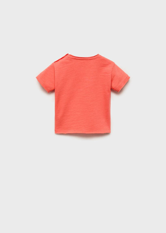 MANGO CAPTAIN 87035975-87 MANGO KIDS NEW BORN BABY T-SHIRT SHORT SLEEVE