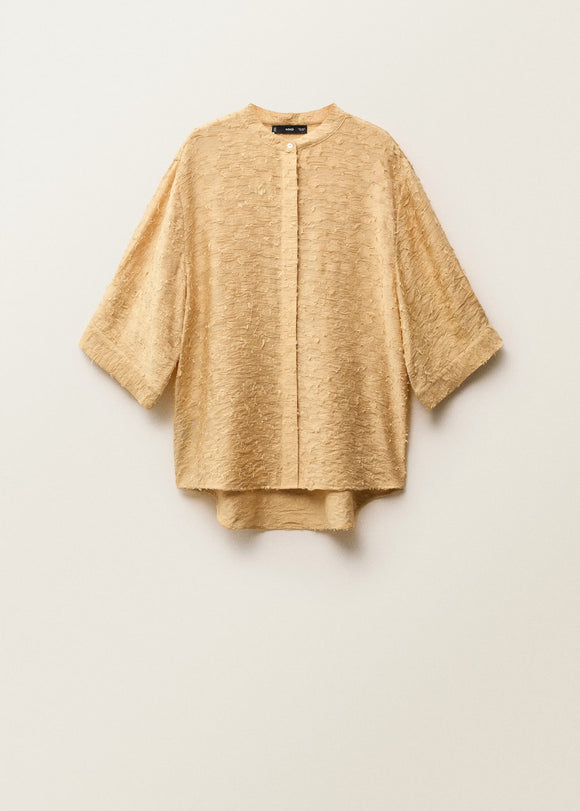 MANGO LITA 87037178-16 MANGO WOMEN SHIRT SHORT SLEEVE