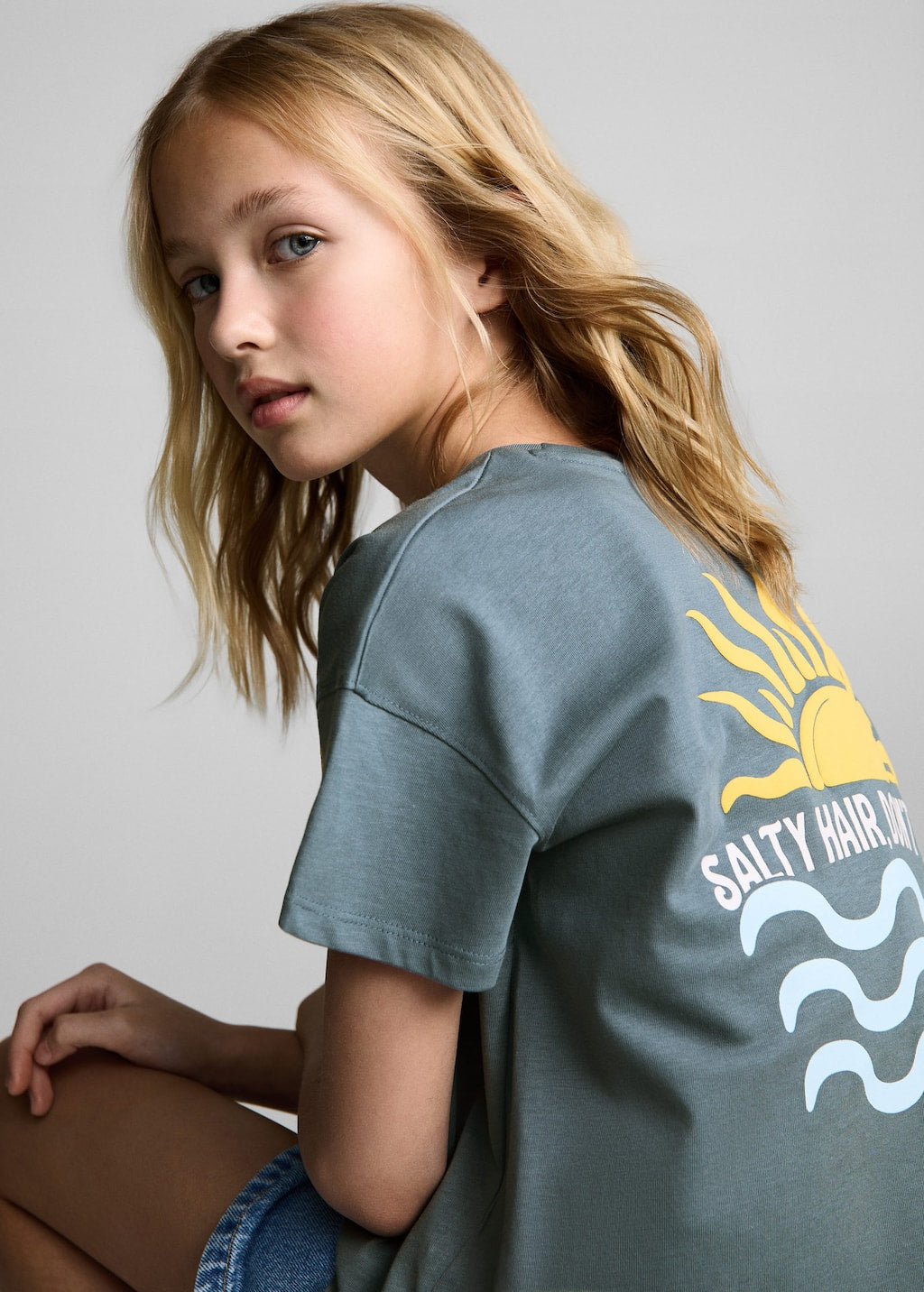 MANGO SUNSHINE 87037894-59 MANGO KIDS GIRL T-SHIRT SHORT SLEEVE