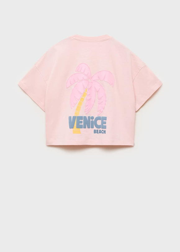 MANGO VENICE 87037896-85 MANGO KIDS GIRL T-SHIRT SHORT SLEEVE