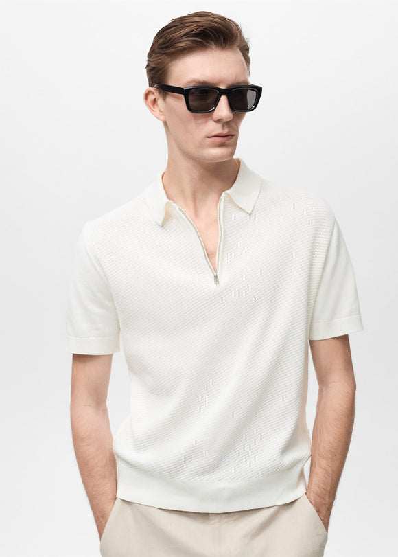 MANGO CANARIO 87037899-05 MANGO MAN POLO SHIRT