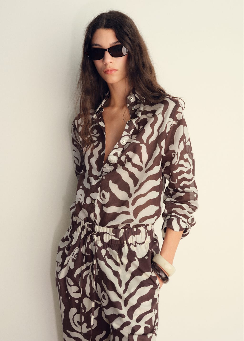MANGO NEMO 87038644-30 MANGO WOMEN SHIRT LONG SLEEVE