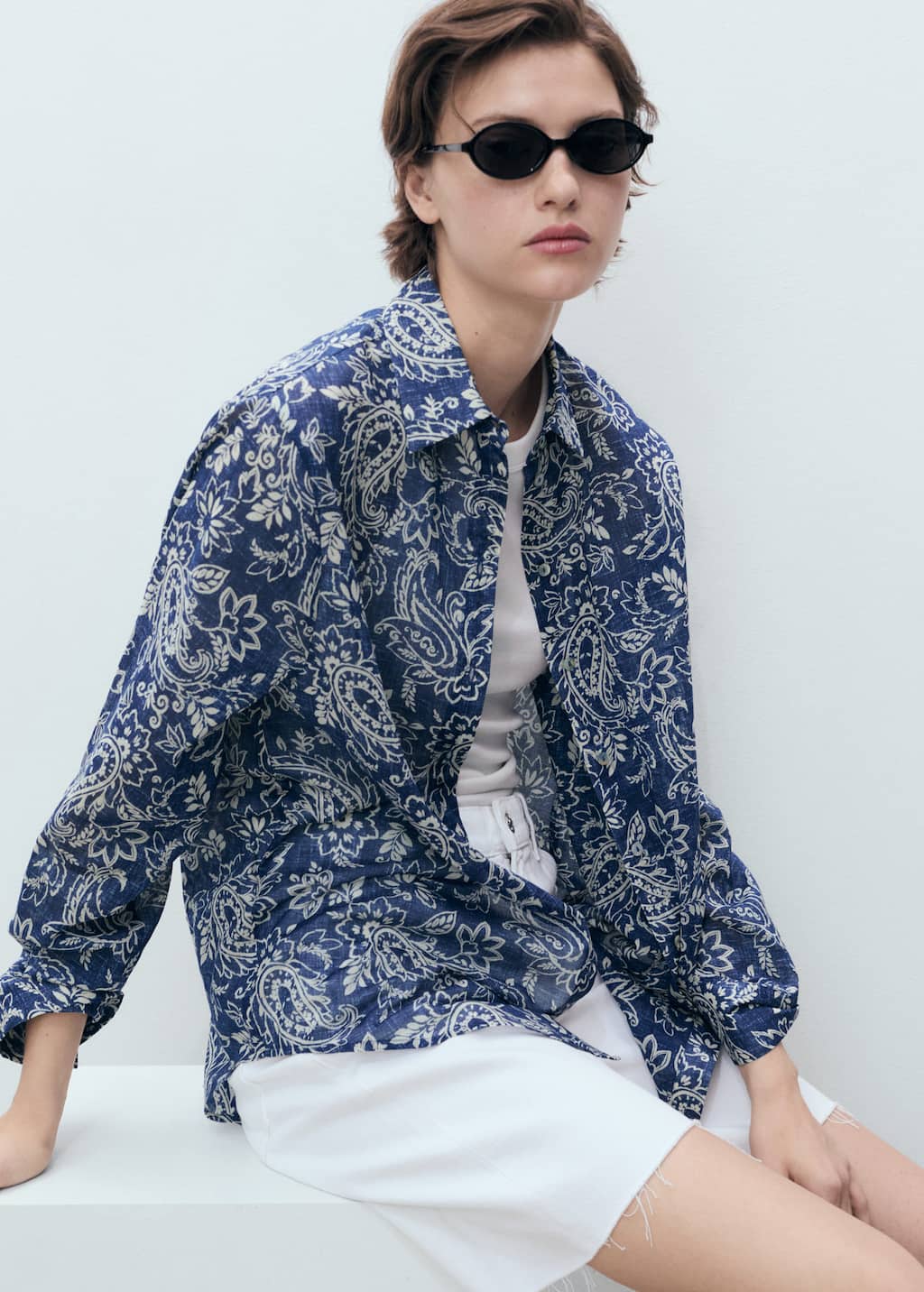 MANGO NEMO 87038644-52 MANGO WOMEN SHIRT LONG SLEEVE