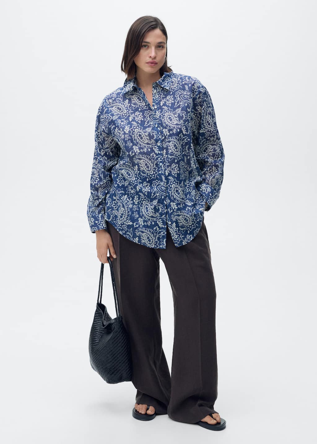 MANGO NEMO 87038644-52 MANGO WOMEN SHIRT LONG SLEEVE