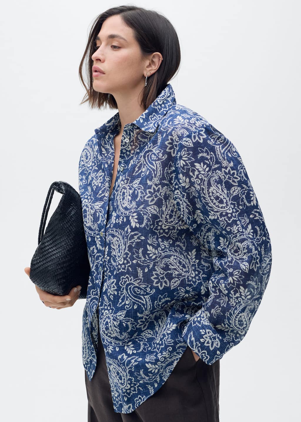 MANGO NEMO 87038644-52 MANGO WOMEN SHIRT LONG SLEEVE