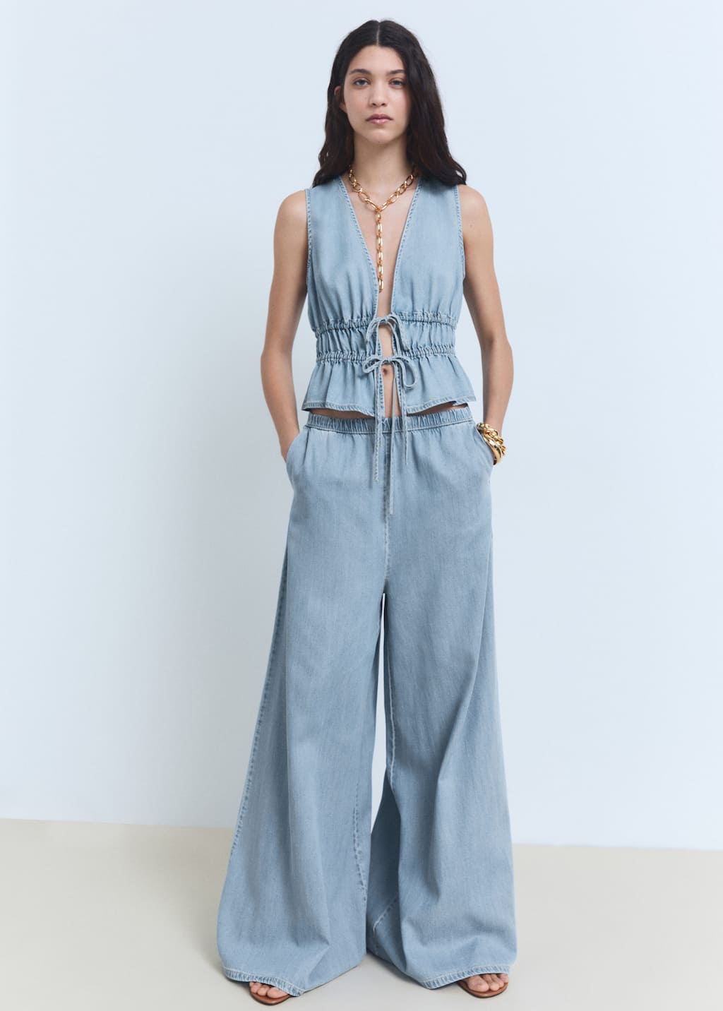 MANGO SIROS 87038648-TC MANGO WOMEN TROUSER