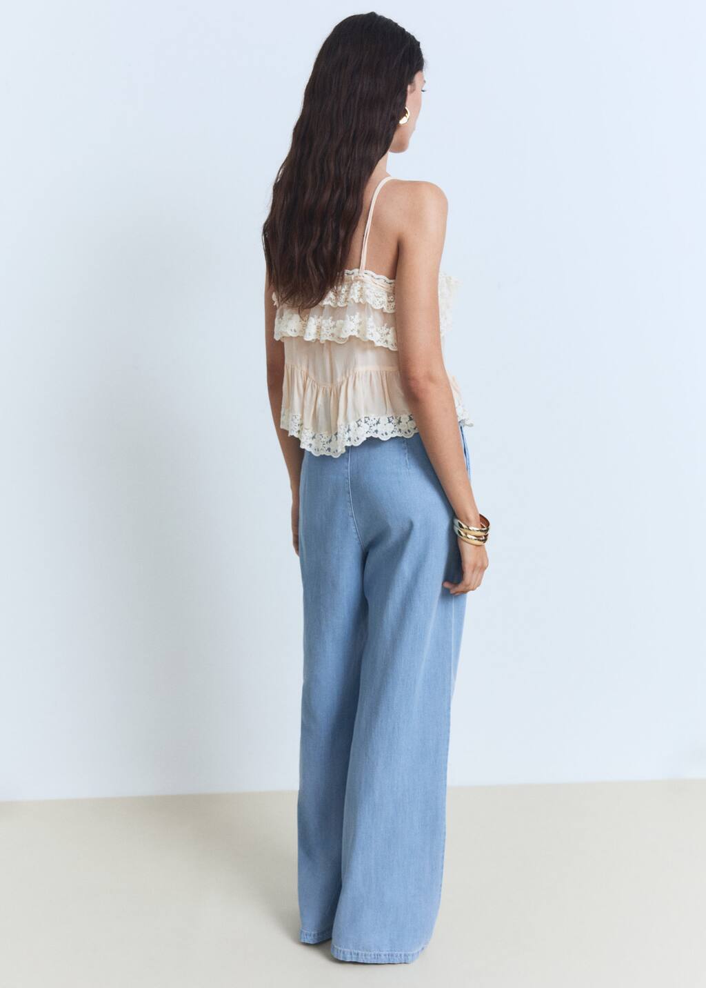 MANGO CRETA 87038649-TC MANGO WOMEN TROUSER
