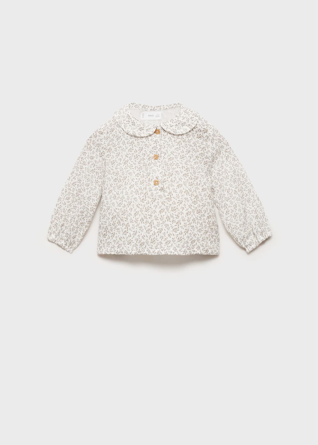 MANGO FERMAT 87040376-02 MANGO KIDS NEW BORN BABY BLOUSE