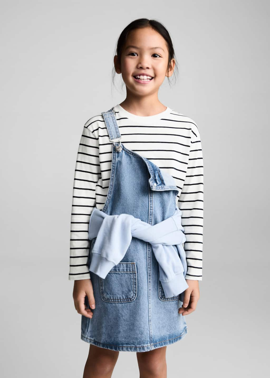 MANGO STRIPES 87040641-02 MANGO KIDS GIRL T-SHIRT LONG SLEEVE