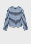 MANGO STRIPES 87040641-52 MANGO KIDS GIRL T-SHIRT LONG SLEEVE-3