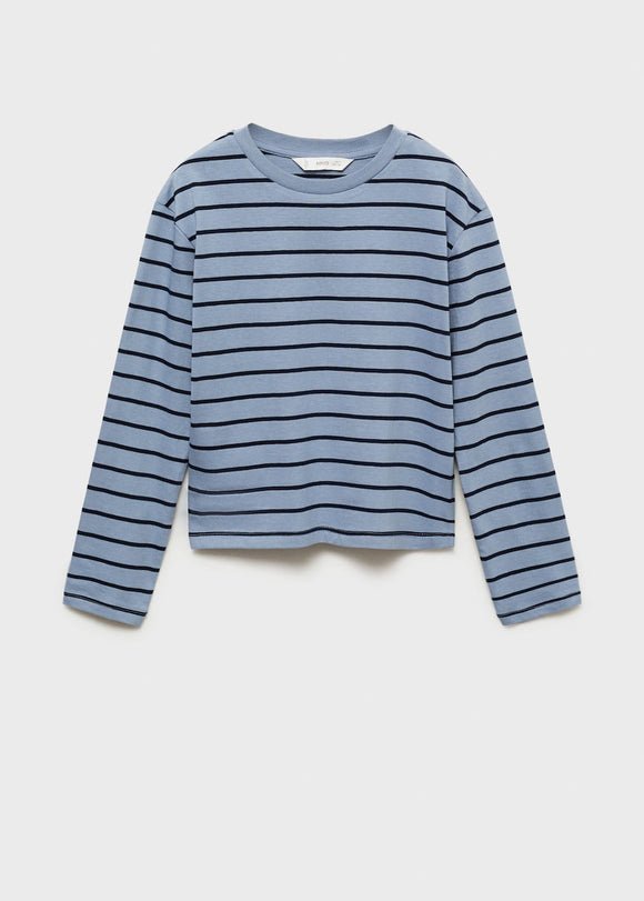 MANGO STRIPES 87040641-52 MANGO KIDS GIRL T-SHIRT LONG SLEEVE