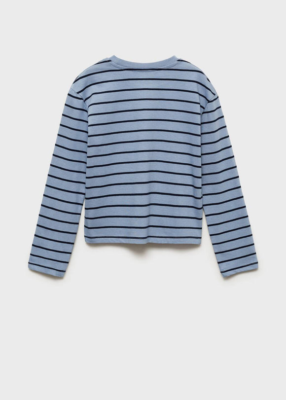MANGO STRIPES 87040641-52 MANGO KIDS GIRL T-SHIRT LONG SLEEVE