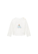 MANGO PLAYFUL 87041058-02 MANGO KIDS NEW BORN BABY T-SHIRT SHORT SLEEVE-4