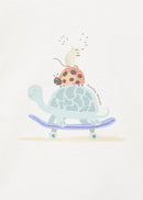 MANGO PLAYFUL 87041058-02 MANGO KIDS NEW BORN BABY T-SHIRT SHORT SLEEVE-2