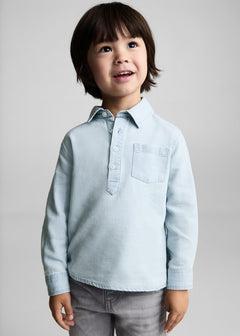 MANGO JOANB 87043272-TC MANGO KIDS BABY BOY SHIRT LONG SLEEVE