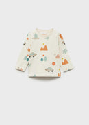 MANGO AOPCAR 87043643-05 MANGO KIDS BABY BOY T-SHIRT LONG SLEEVE-3