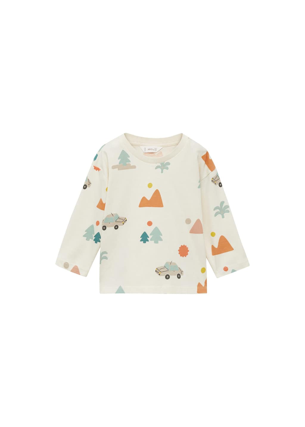 MANGO AOPCAR 87043643-05 MANGO KIDS BABY BOY T-SHIRT LONG SLEEVE