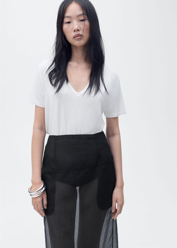 MANGO VISPI 87044080-01 MANGO WOMEN T-SHIRT SHORT SLEEVE