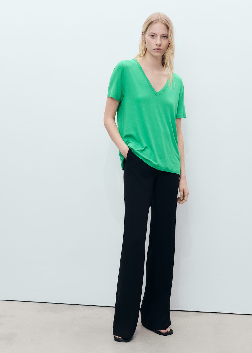 MANGO VISPI 87044080-43 MANGO WOMEN T-SHIRT SHORT SLEEVE