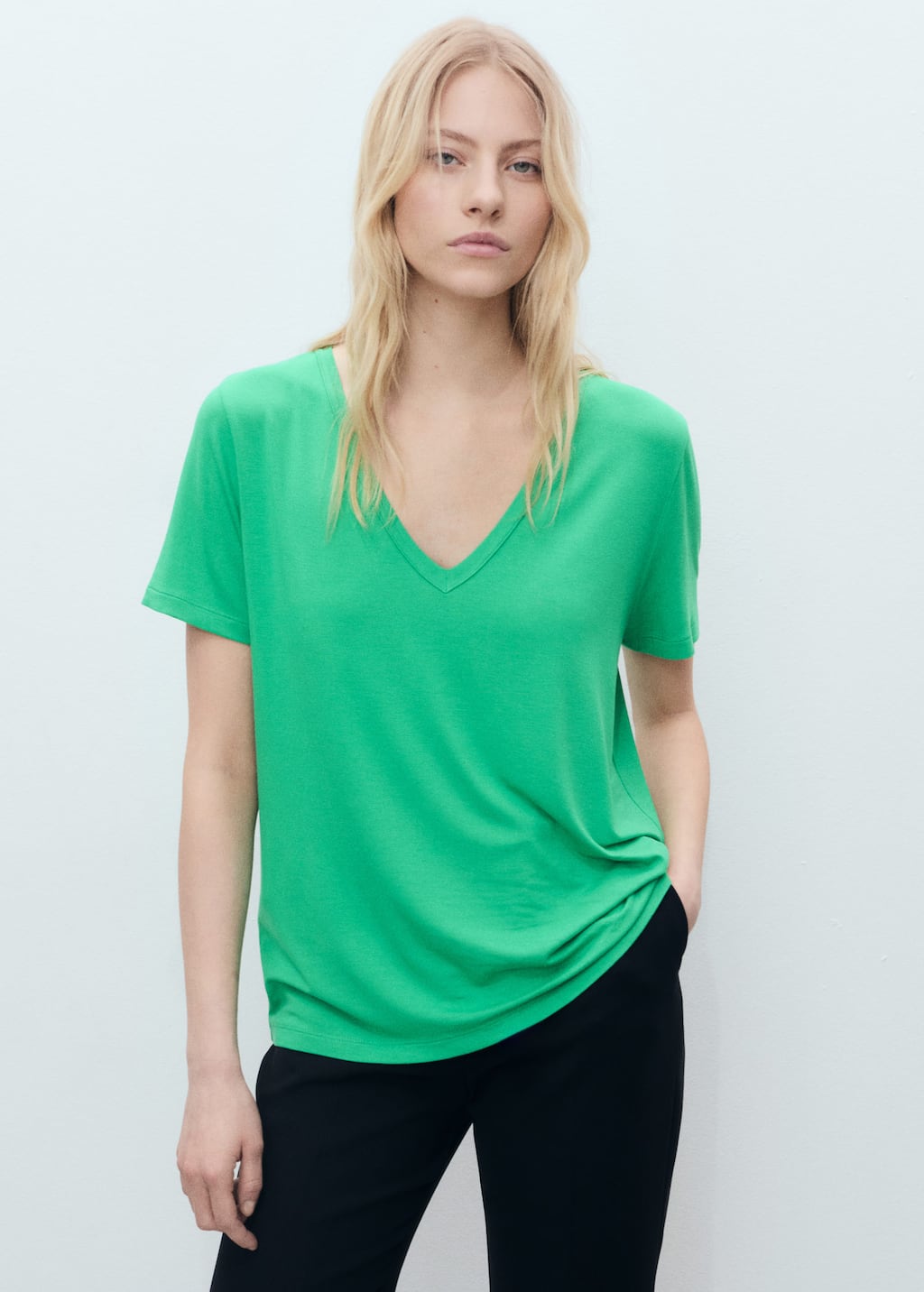 MANGO VISPI 87044080-43 MANGO WOMEN T-SHIRT SHORT SLEEVE