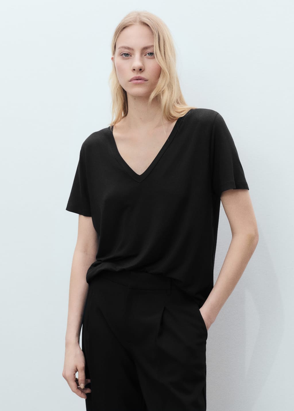 MANGO VISPI 87044080-99 MANGO WOMEN T-SHIRT SHORT SLEEVE