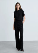 MANGO GES 87044082-99 MANGO WOMEN T-SHIRT SHORT SLEEVE-2