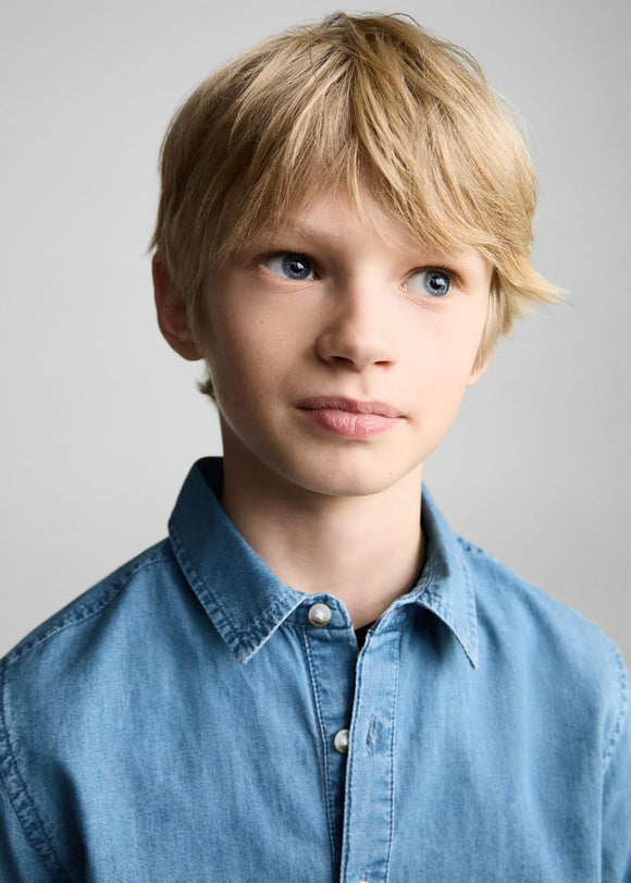 MANGO MARIO 87044783-TM MANGO KIDS BOY SHIRT LONG SLEEVE