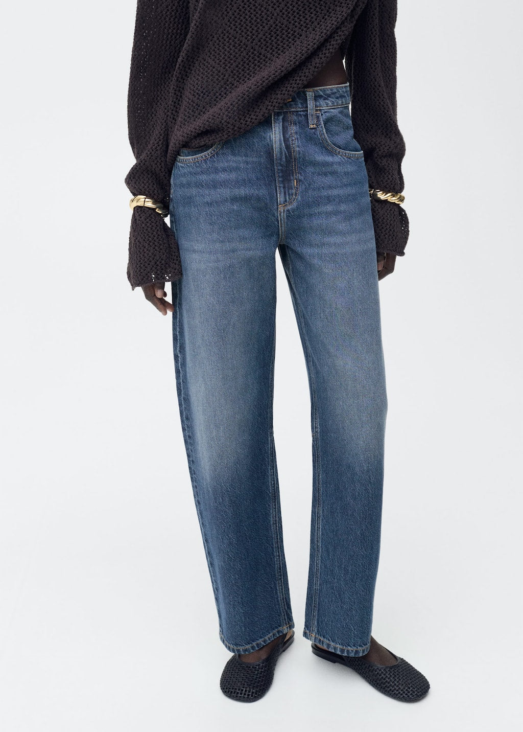 MANGO BET 87045740-TO MANGO WOMEN DENIM JEANS