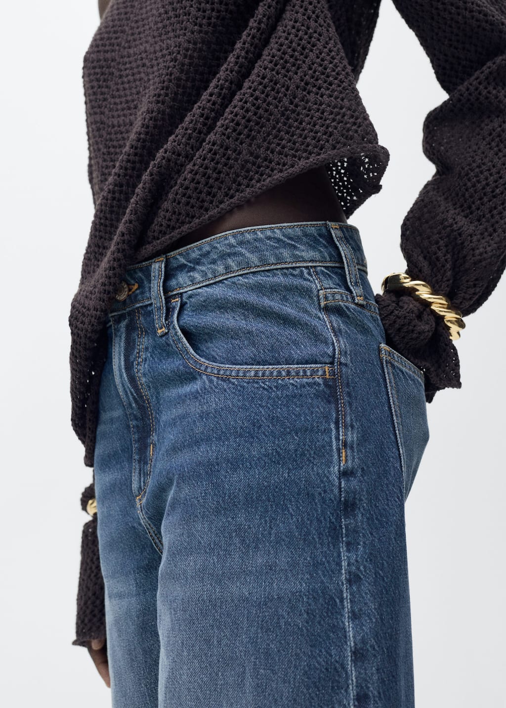 MANGO BET 87045740-TO MANGO WOMEN DENIM JEANS